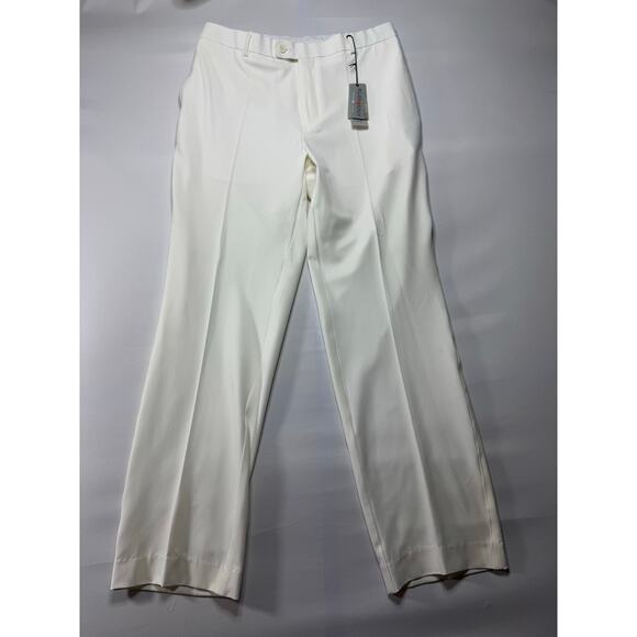 Peter Millar Other - NWT Peter Millar Men's Raleigh Performance White Dress Pants - Size 34x31